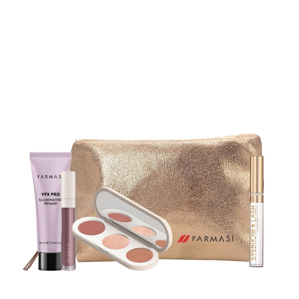 Farmasi Makeup Set with Gold Bag